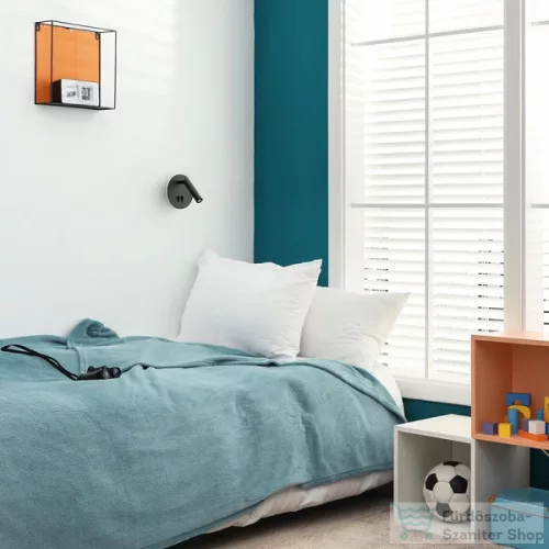 Rendl THALIA fali lámpa fekete szatén akril 230V LED 6+3W 3000K R13765