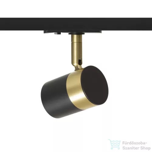 Rendl LALA egyfázisú áramkörös sínre fekete sárgaréz 230V GU10 50W R13767