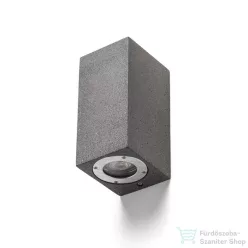   Rendl KANE II fali lámpa beton/dekor sötét gránit 230V LED GU10 2x5W IP65 R13794