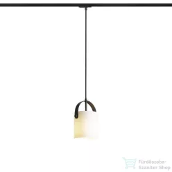   Rendl JULIETTA 16 egyfázisú áramkörös sínre  opál üveg/fekete 230V E27 20W R13860