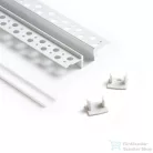 Rendl LED PROFILE B süllyesztett 1m  alumínium/tej akril  R13865