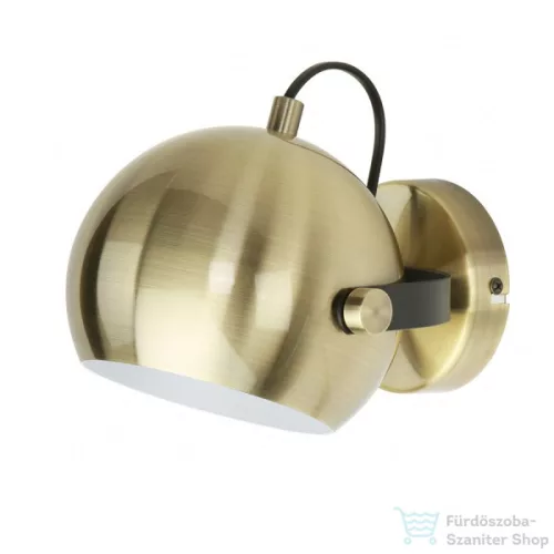 Rendl AGNETA felületre szerelhető  szálcsiszolt sárgaréz/fekete 230V E27 40W R13895