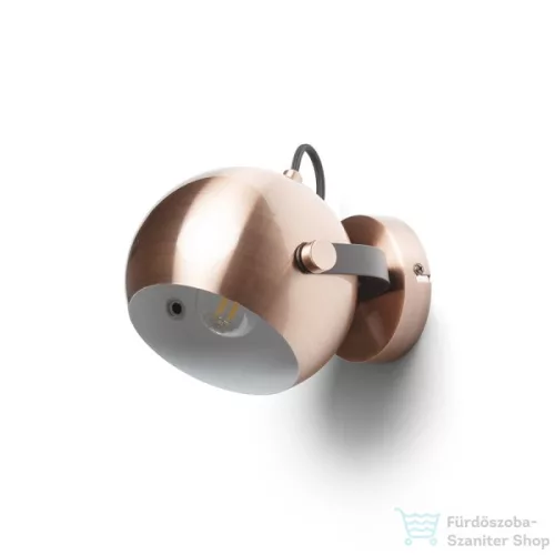 Rendl AGNETA felületre szerelhető  szálcsiszolt réz/fekete 230V E27 40W R13896