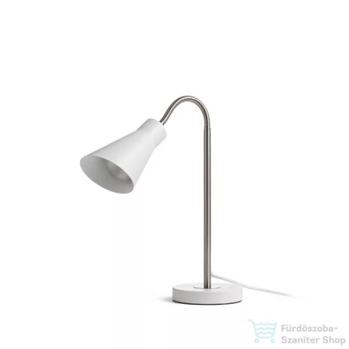Rendl ANIKA asztali lámpa matt fehér matt nikkel 230V E27 40W R13905