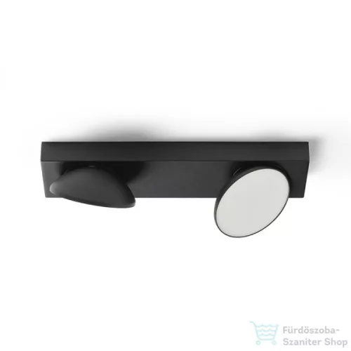Rendl ELISEO II felületre szerelhető fekete 230V LED 2x5W 3000K R13917