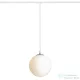 Rendl LUNA 30 egy áramkörös sínre opál üveg/króm 230V E27 15W R13966