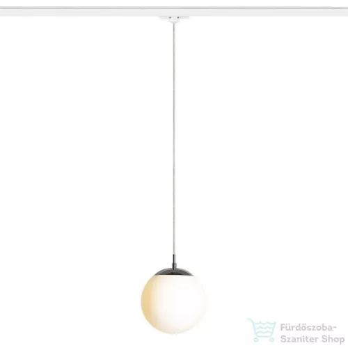 Rendl LUNA 20 három áramkörös sínre opál üveg/króm 230V LED E27 15W R13967