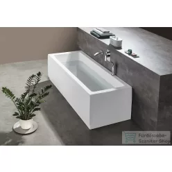   Sapho Polysan NOEMI 170x70 kád szett, elő- és oldallappal, leeresztővel, kádlábbal, fejpárnával, ülőkével 71708_SET