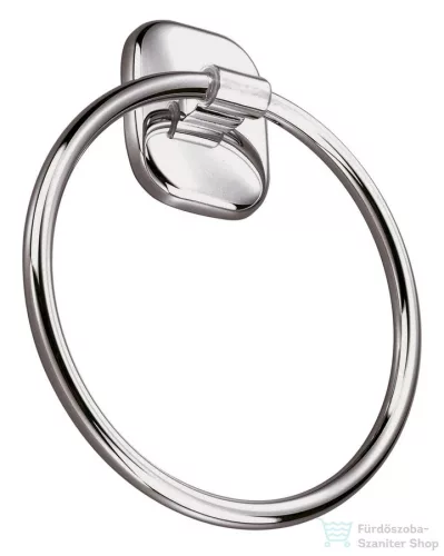AQUALINE RUMBA kerek törölközőtartó, átm.:15,5cm, króm (RB106)