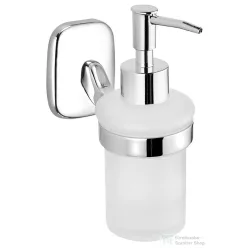 AQUALINE RUMBA fali szappanadagoló, tejüveg/króm (RB119)
