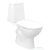 AQUALINE RIGA monoblokkos WC, hátsó kifolyású, króm duál gombos öblítőmechanika RG601