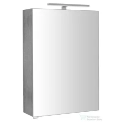   Sapho RIWA tükrösszekrény LED világítással, 50x70x17cm, ezüst tölgy (RIW050-0011)