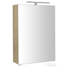   Sapho RIWA tükrösszekrény LED világítással, 50x70x17cm, Bardini szilva (RIW050-0013)