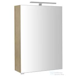   Sapho RIWA tükrösszekrény LED világítással, 50x70x17cm, Bardini szilva (RIW050-0013)