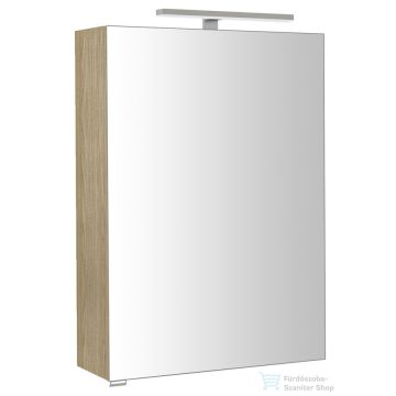   Sapho RIWA tükrösszekrény LED világítással, 50x70x17cm, Bardini szilva (RIW050-0013)