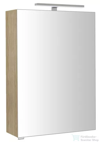 Sapho RIWA tükrösszekrény LED világítással, 50x70x17cm, Bardini szilva (RIW050-0013)