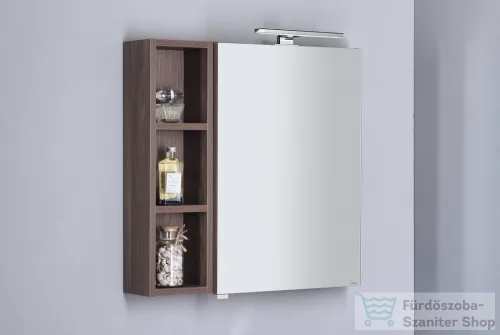 Sapho RIWA tükrösszekrény LED világítással, 50x70x17cm, rusztikus fenyő (RIW050-0016)