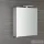 Sapho RIWA tükrösszekrény LED világítással, 60x70x17cm, ezüst tölgy (RIW060-0011)