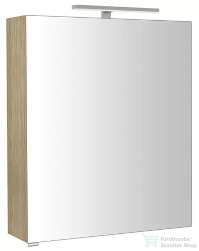 Sapho RIWA tükrösszekrény LED világítással, 60x70x17cm, Bardini szilva (RIW060-0013)