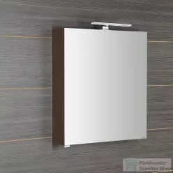   Sapho RIWA tükrösszekrény LED világítással, 60x70x17cm, rusztikus fenyő (RIW060-0016)
