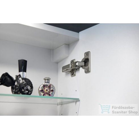 Sapho RIWA tükrösszekrény LED világítással, 60x70x17cm, fényes fehér (RIW060-0030)