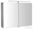 Sapho RIWA tükrösszekrény LED világítással, 81x70x17cm, ezüst tölgy (RIW080-0011)