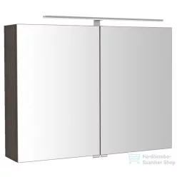   Sapho RIWA tükrösszekrény LED világítással, 81x70x17cm, rusztikus fenyő (RIW080-0016)