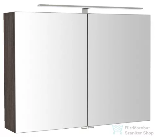 Sapho RIWA tükrösszekrény LED világítással, 81x70x17cm, rusztikus fenyő (RIW080-0016)