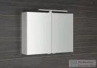 Sapho RIWA tükrösszekrény LED világítással, 81x70x17cm, fényes fehér (RIW080-0030)