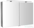 Sapho RIWA tükrösszekrény LED világítással, 101x70x17cm, ezüst tölgy (RIW100-0011)