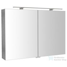   Sapho RIWA tükrösszekrény LED világítással, 101x70x17cm, ezüst tölgy (RIW100-0011)