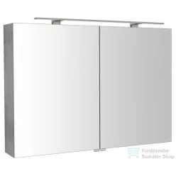   Sapho RIWA tükrösszekrény LED világítással, 101x70x17cm, ezüst tölgy (RIW100-0011)