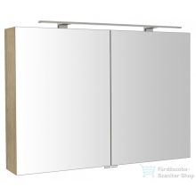   Sapho RIWA tükrösszekrény LED világítással, 101x70x17cm, Bardini szilva (RIW100-0013)