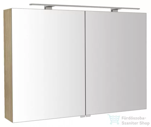 Sapho RIWA tükrösszekrény LED világítással, 101x70x17cm, Bardini szilva (RIW100-0013)