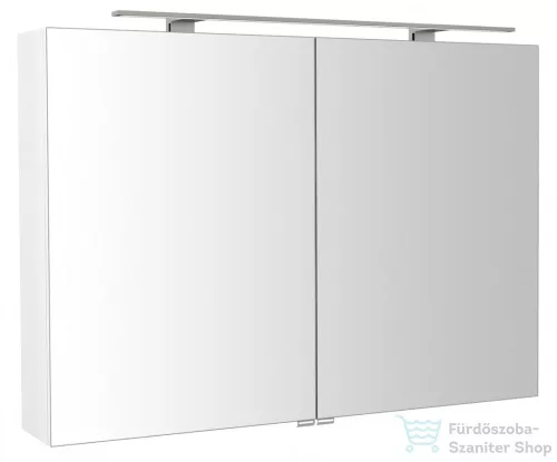 Sapho RIWA tükrösszekrény LED világítással, 101x70x17cm, fényes fehér (RIW100-0030)