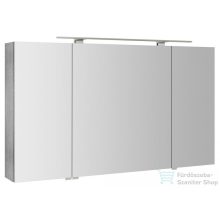   Sapho RIWA tükrösszekrény LED világítással, 121x70x17cm, ezüst tölgy (RIW120-0011)