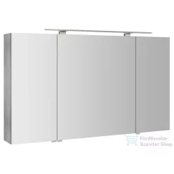   Sapho RIWA tükrösszekrény LED világítással, 121x70x17cm, ezüst tölgy (RIW120-0011)