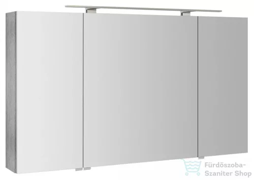 Sapho RIWA tükrösszekrény LED világítással, 121x70x17cm, ezüst tölgy (RIW120-0011)