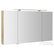   Sapho RIWA tükrösszekrény LED világítással, 121x70x17cm, Bardini szilva (RIW120-0013)