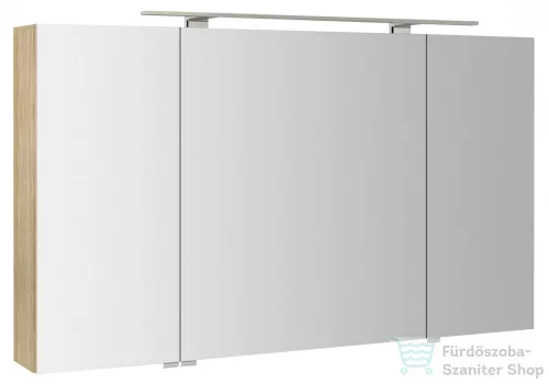 Sapho RIWA tükrösszekrény LED világítással, 121x70x17cm, Bardini szilva (RIW120-0013)