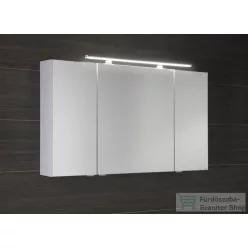   Sapho RIWA tükrösszekrény LED világítással, 121x70x17cm, fényes fehér (RIW120-0030)