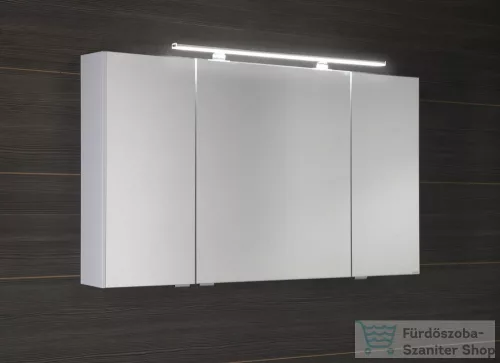 Sapho RIWA tükrösszekrény LED világítással, 121x70x17cm, fényes fehér (RIW120-0030)