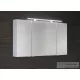 Sapho RIWA tükrösszekrény LED világítással, 121x70x17cm, fényes fehér (RIW120-0030)