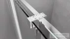 Sapho Polysan ROLLS LINE szögletes zuhanykabin 1400x800mm, balos/jobbos, transzparent üveg (RL1415RL3215)