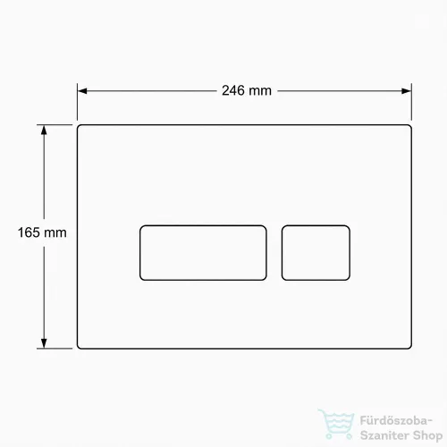 Leziter Roya Delano 021W falba építhető WC tartály szett ROYASET_CY3501S1-R-021W