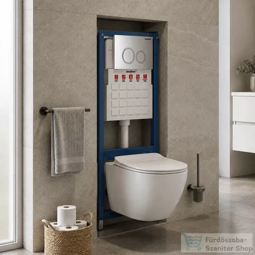 Leziter Roya Delano 082CHR falba építhető WC tartály szett ROYASET_CY3501S1-R-082CHR