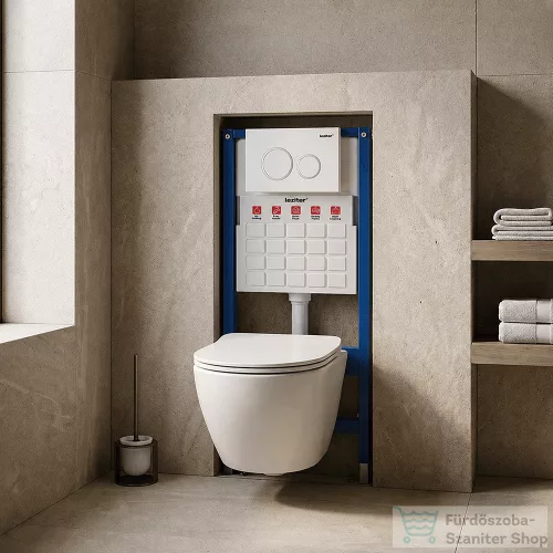 Leziter Roya Delano 082W falba építhető WC tartály szett ROYASET_CY3501S1-R-082W
