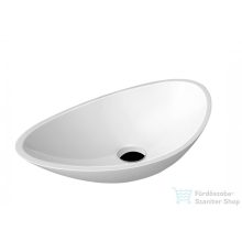   Sapho ROSSETA Öntöttmárvány Mosdó 56,4x32,3cm, fehér RS564