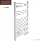 Radeco ADAMO AD2-600/L 680x650 törölközőszárítós radiátor, JOWISZ 5 (matt barna) színben