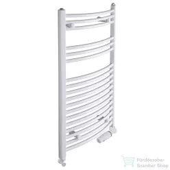   Radeco ADAMO AD3-500/L 870x550 törölközőszárítós radiátor,fényes fehér